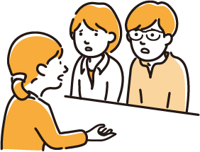 困った人のイメージ